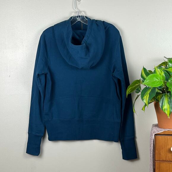 Champion Men's Teal Fleece Zip Front Hoodie Size Medium - Picture 3 of 9